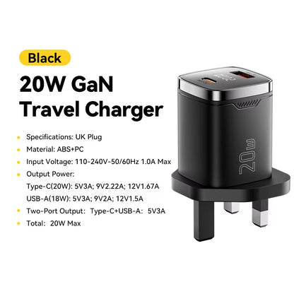 Essager 33 W Gan USB Typ C Ladegerät Digitalanzeige PD Schnellladung Für Iphone 16 15 14 Pro Max Ipad Mini 6 Xiaomi Samsung S22
