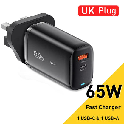 Essager 65W Gan USB Typ C Ladegerät Für Laptop PPS 45W 25W Schnellladung Für Samsung Xiaomi Realme Mobile Iphone15 14 13 Pro Telefon